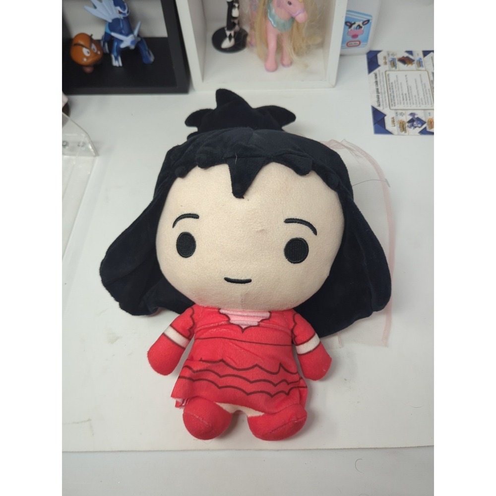 Beetlejuice LYDIA Red Dress Pink Veil Stuffed Plush Doll Toy Factory 8 Inches‎ B